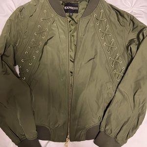 Bomber khaki jacket